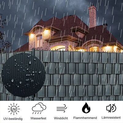 MELKO - PVC privacy strip - Anthracite - Privacy screen - Publicité MELKO - PVC privacy strip - Anthracite - Privacy screen - Publicité