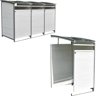 MELKO - 120L Scatola di legno - Legno - 120L - Scatola pattumiera MELKO - 120L Scatola di legno - Legno - 120L - Scatola pattumiera