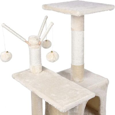 MELKO - gatto albero medio - beige naturale - Cat Tree MELKO - gatto albero medio - beige naturale - Cat Tree