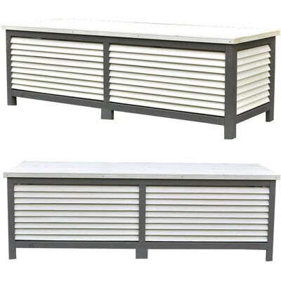 MELKO Scatola da Giardino - 140CM con Cuscino MELKO Scatola da Giardino - 140CM con Cuscino