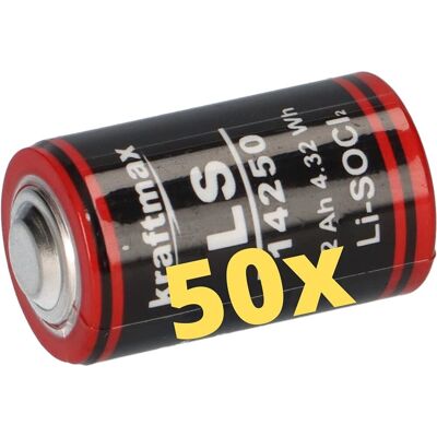 Kraftmax - LS14250 - 1/2 AA - 3,6V - Batterie Kraftmax - LS14250 - 1/2 AA - 3,6V - Batterie