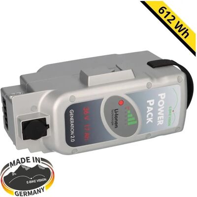 E-Bike Vision - Power Pack 36V 17Ah - 612Wh - Batterie E-Bike Vision - Power Pack 36V 17Ah - 612Wh - Batterie