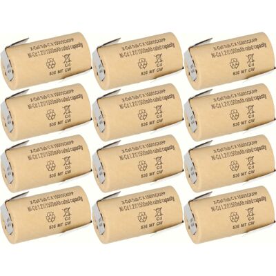 XCell SC Sub-C Ni-Cd 1,2V 1500mAh - Batterie XCell SC Sub-C Ni-Cd 1,2V 1500mAh - Batterie