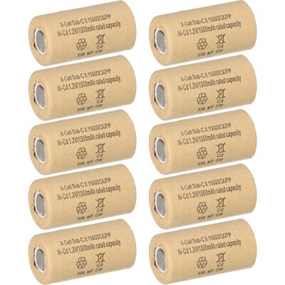 XCell - 1500SCK - Sub-C - 1.2V NiCd - Batterie XCell - 1500SCK - Sub-C - 1.2V NiCd - Batterie