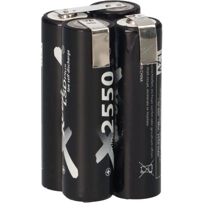 Akkuman - Akkupack 4.8V 2550mAh - F2x2 - AA - Batteriepack Akkuman - Akkupack 4.8V 2550mAh - F2x2 - AA - Batteriepack