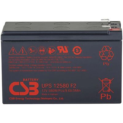 CSB - UPS12580 - 12V - 9.4Ah - Batterie CSB - UPS12580 - 12V - 9.4Ah - Batterie