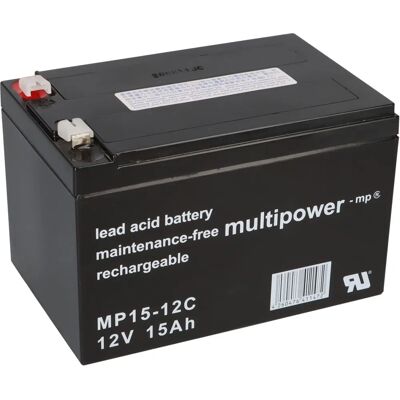 Multipower - MP 12V 15Ah - 12V - 15Ah - Battery Multipower - MP 12V 15Ah - 12V - 15Ah - Battery