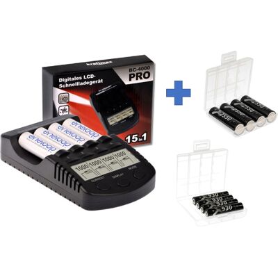 Kraftmax - BC-4000 PRO - 4x 1000mA - Battery Charger Kraftmax - BC-4000 PRO - 4x 1000mA - Battery Charger