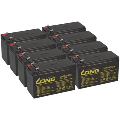Kung Long - 12V 7.2Ah - AGM - 6.3mm Faston - Batteriepack Kung Long - 12V 7.2Ah - AGM - 6.3mm Faston - Batteriepack