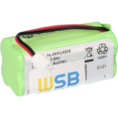 Akkuman Modell F2x2 - 4,8V 900mAh/800mAh Akku für Notbeleuchtung Akkuman Modell F2x2 - 4,8V 900mAh/800mAh Akku für Notbeleuchtung