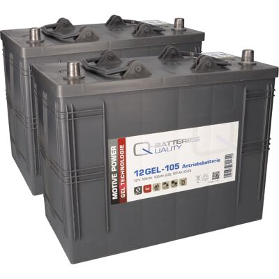 Q-Batteries - GF 12 105V - 24V - 105Ah GEL - Battery Q-Batteries - GF 12 105V - 24V - 105Ah GEL - Battery
