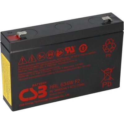CSB - HRL634W - 6V - 8.2Ah - Battery CSB - HRL634W - 6V - 8.2Ah - Battery