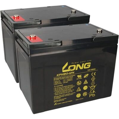 Kung Long KPH80-12N - 12V - 80Ah - AGM-Blei-Säure-Akkupack Kung Long KPH80-12N - 12V - 80Ah - AGM-Blei-Säure-Akkupack