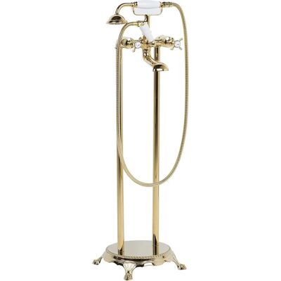 Robinet pour baignoire Beliani HEBBE Or - Style vintage moderne - Publicité Robinet pour baignoire Beliani HEBBE Or - Style vintage moderne - Publicité
