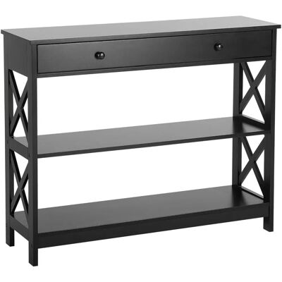 Bahut Noir Beliani Montgomery - 80x100x30 cm - Meuble de Rangement Moderne - Publicité Bahut Noir Beliani Montgomery - 80x100x30 cm - Meuble de Rangement Moderne - Publicité