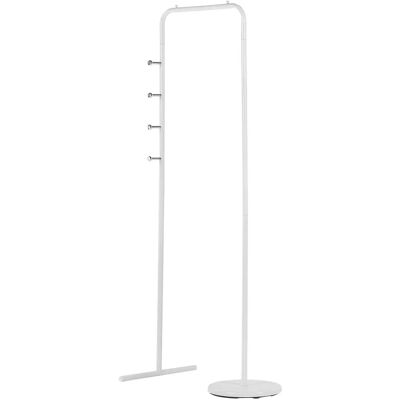 Portant à vêtements en métal blanc Beliani Benton - Rack à vêtements - Publicité Portant à vêtements en métal blanc Beliani Benton - Rack à vêtements - Publicité