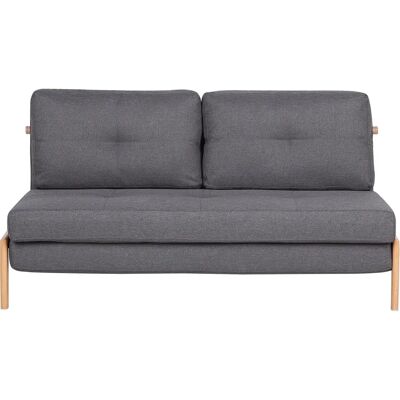 Beliani Sofá cama gris oscuro - Sofá Cama Beliani Sofá cama gris oscuro - Sofá Cama
