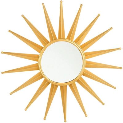 Beliani Wandspiegel PERELLI 60cm Gold - Wandspiegel Beliani Wandspiegel PERELLI 60cm Gold - Wandspiegel