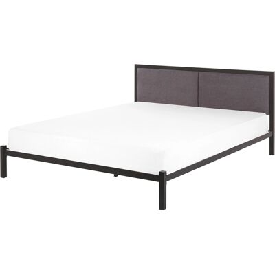 Beliani Sänky CLAMART - Harmaa - EU King Size - Metallia Beliani Sänky CLAMART - Harmaa - EU King Size - Metallia