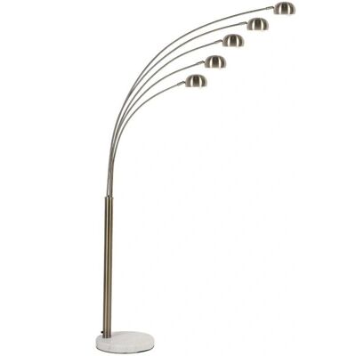 Beliani Stehlampe Gold - Verstellbar 5 Leuchten - Metall, 210cm Beliani Stehlampe Gold - Verstellbar 5 Leuchten - Metall, 210cm