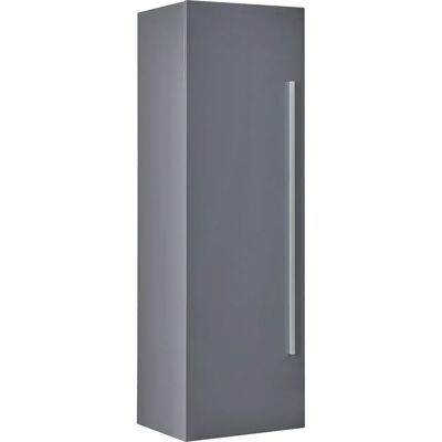 Armoire de salle de bain murale en MDF gris Beliani - 132x40 cm avec 4 étagères - Publicité Armoire de salle de bain murale en MDF gris Beliani - 132x40 cm avec 4 étagères - Publicité