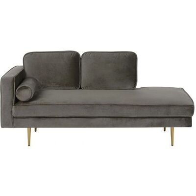 Beliani - Sillón en terciopelo a la izquierda - Diseño moderno Beliani - Sillón en terciopelo a la izquierda - Diseño moderno