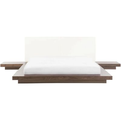 Beliani Sänky ZEN 160x200 Ruskea - Sänky Beliani Sänky ZEN 160x200 Ruskea - Sänky