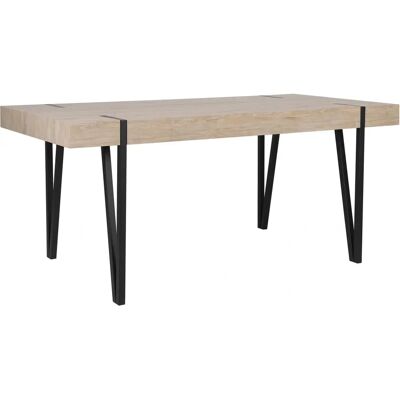 Tavolo da pranzo Beliani - ADENA - Stile industriale rettangolare - 150x90 cm Tavolo da pranzo Beliani - ADENA - Stile industriale rettangolare - 150x90 cm