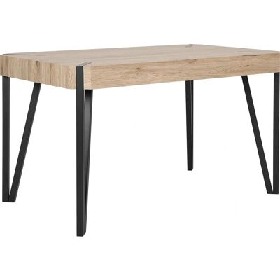 Tavolo da pranzo CAMBELL in legno chiaro - 130x80 cm, 6 posti Tavolo da pranzo CAMBELL in legno chiaro - 130x80 cm, 6 posti