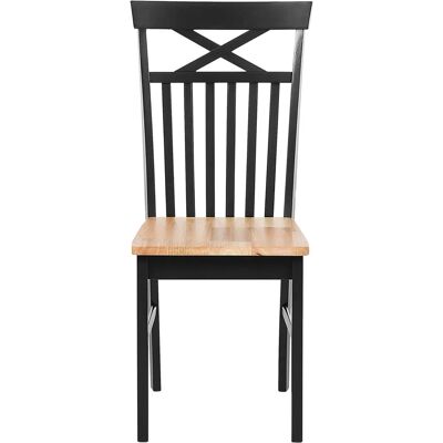 Beliani Ensemble de 2 Chaises Noires - Chaises de Salle à Manger - Publicité Beliani Ensemble de 2 Chaises Noires - Chaises de Salle à Manger - Publicité