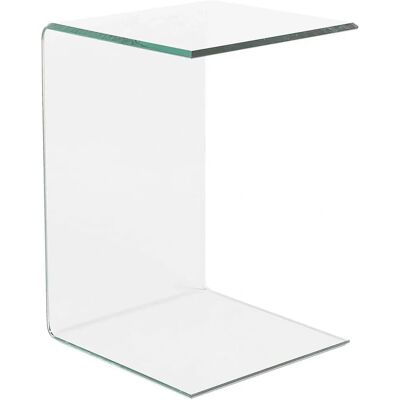 Beliani Beistelltisch - Lourdes - Transparentes Glas - 40x40 cm - Seitentisch Beliani Beistelltisch - Lourdes - Transparentes Glas - 40x40 cm - Seitentisch