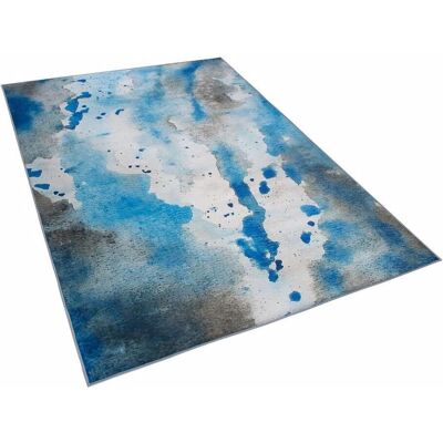 Alfombra de poliéster multicolor Beliani 160x230cm Patrón acuarela - Modern Alfombra de poliéster multicolor Beliani 160x230cm Patrón acuarela - Modern