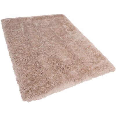 Beliani Shaggy Aluskedja - Beigen polyester 160x230cm - Aluskedja Beliani Shaggy Aluskedja - Beigen polyester 160x230cm - Aluskedja