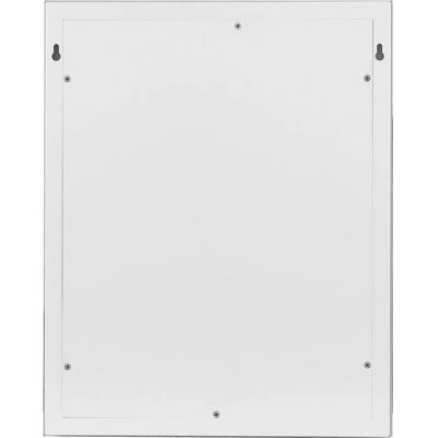 Beliani Wandspiegel mit LED Weiß 40 x 50 cm Rechteck Hollywood Beleuchtete Glühbirnen - Schminktisch Beliani Wandspiegel mit LED Weiß 40 x 50 cm Rechteck Hollywood Beleuchtete Glühbirnen - Schminktisch