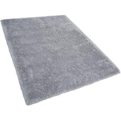 Alfombra peluda gris claro - 160x230cm - Beliani Alfombra peluda gris claro - 160x230cm - Beliani