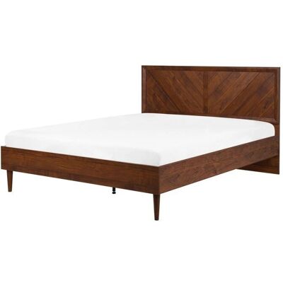 Beliani MIALET Tummanruskea King Size Sänky - Sänky Beliani MIALET Tummanruskea King Size Sänky - Sänky
