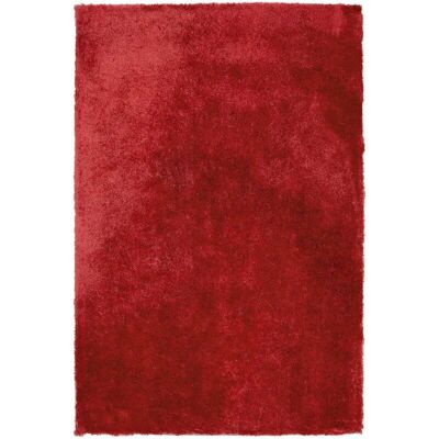 Alfombra de Pelo Largo Roja Beliani Evren - Compatible con calefacción Alfombra de Pelo Largo Roja Beliani Evren - Compatible con calefacción