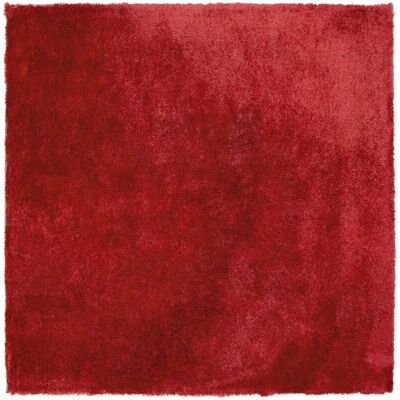Alfombra de Pelo Largo Roja Beliani Evren 200x200cm - Alfombra Alfombra de Pelo Largo Roja Beliani Evren 200x200cm - Alfombra
