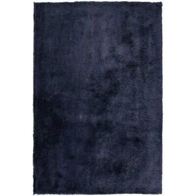 Alfombra de Felpa Azul Beliani - 140x200 cm Alfombra de Felpa Azul Beliani - 140x200 cm