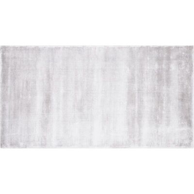 Alfombra de Viscosa Gris Claro Beliani - Moderna, 80x150cm Alfombra de Viscosa Gris Claro Beliani - Moderna, 80x150cm