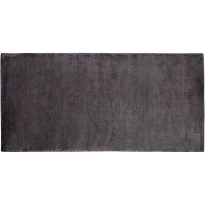 Alfombra de Viscosa Gris Oscuro de Beliani - Alfombra Alfombra de Viscosa Gris Oscuro de Beliani - Alfombra