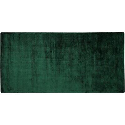 Alfombra de Viscosa Verde Oscuro Beliani GESI II - Alfombra Alfombra de Viscosa Verde Oscuro Beliani GESI II - Alfombra