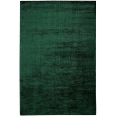 Alfombra de viscosa verde oscuro Beliani - Alfombra Alfombra de viscosa verde oscuro Beliani - Alfombra