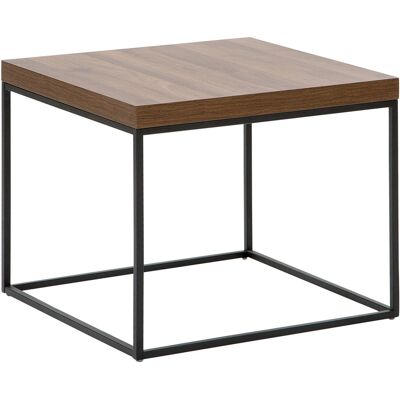 Tavolino Beliani in Legno Scuro - MDF Finitura in Faggio - Stile Moderno Tavolino Beliani in Legno Scuro - MDF Finitura in Faggio - Stile Moderno