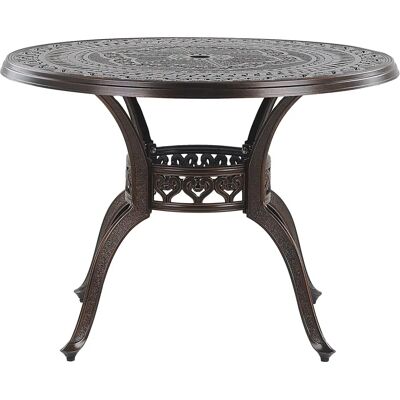 Tavolo da Giardino in Alluminio Rotondo 102 cm - Beliani Tavolo da Giardino in Alluminio Rotondo 102 cm - Beliani