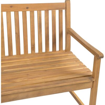 Panca da giardino Beliani VIVARA 160 cm Legno di Acacia FSC - Seduta Rustica per Esterni Panca da giardino Beliani VIVARA 160 cm Legno di Acacia FSC - Seduta Rustica per Esterni
