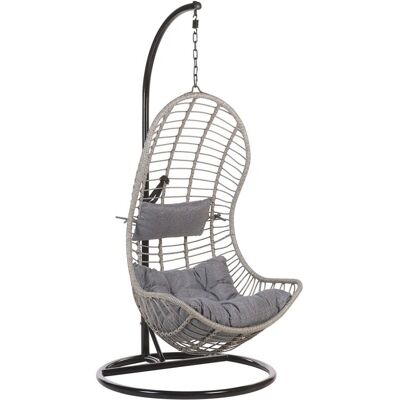 Chaise suspendue Beliani PINETO - Intérieur-Extérieur - Publicité Chaise suspendue Beliani PINETO - Intérieur-Extérieur - Publicité