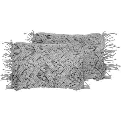 Beliani Baumwoll Geometrische Kissen - 30x45 cm Beliani Baumwoll Geometrische Kissen - 30x45 cm
