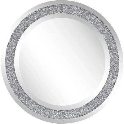 Specchio a Parete Beliani ERBRAY 70 cm Argento - Specchio a Parete Specchio a Parete Beliani ERBRAY 70 cm Argento - Specchio a Parete