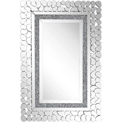 Specchio da Parete Beliani PABU 60x90cm Argento - Specchio da Parete Specchio da Parete Beliani PABU 60x90cm Argento - Specchio da Parete